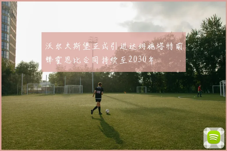 沃尔夫斯堡正式引进达姆施塔特前锋霍恩比合同持续至2030年