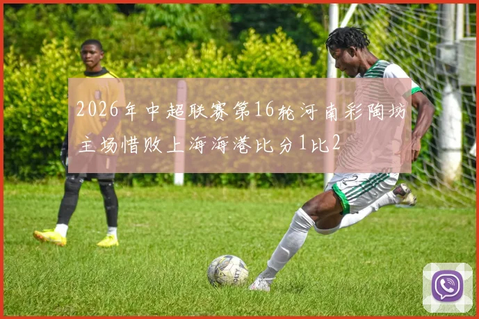 2026年中超联赛第16轮河南彩陶坊主场惜败上海海港比分1比2