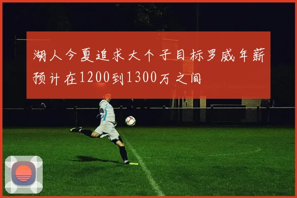 湖人今夏追求大个子目标罗威年薪预计在1200到1300万之间